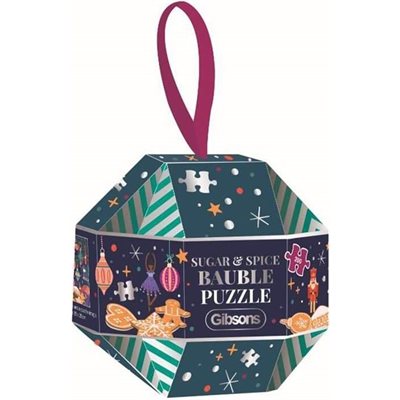 Puzzle: Sugar and Spice Bauble Jigsaw Puzzle (200pc)