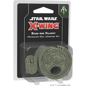 Table Top Cafe Star Wars: X-Wing 2.0 - Scum Maneuver Dial Upgrade Kit