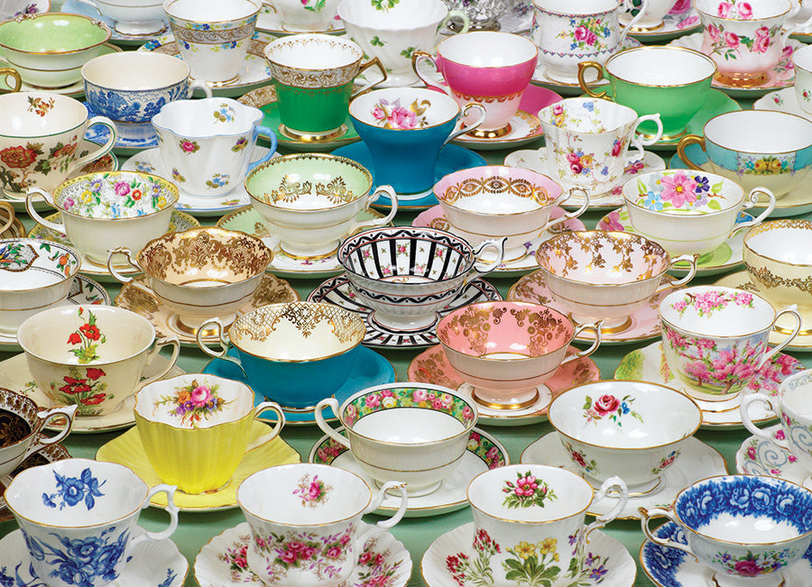 Table Top Cafe Puzzle: 1000 Teacups