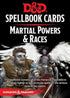 Table Top Cafe D&D Spellbook Cards: Martial Powers & Races