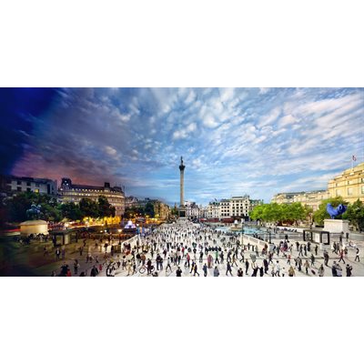 Puzzle : 1000 pièces Stephen Wilkes : Trafalgar Square, Londres, du jour à la nuit