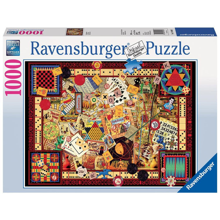 Table Top Cafe Puzzle: 1000 Vintage Games