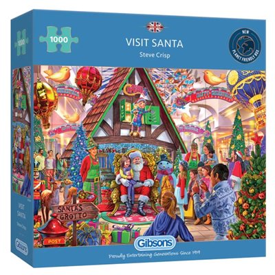 Puzzle: 1000 Visit Santa Jigsaw Puzzle
