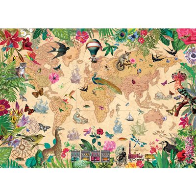 Table Top Cafe Puzzle: 1000 A World of Life